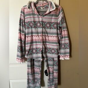 Cozy and Cute Pink and Blue Pastel Women Pajamas